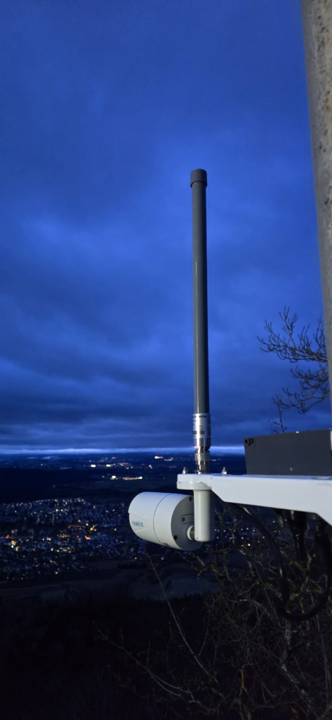 Ausblick Webcam mit Antenne